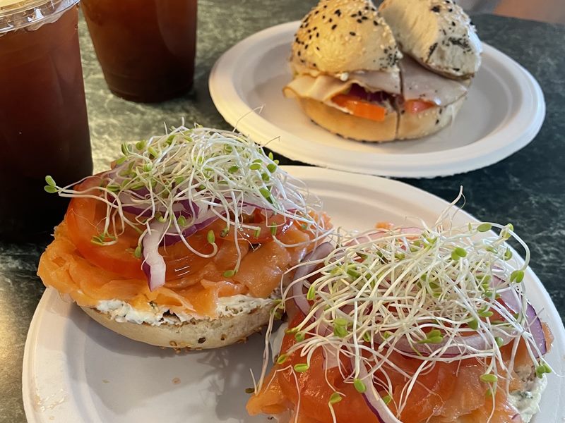 Iris Bagel & Coffee House food